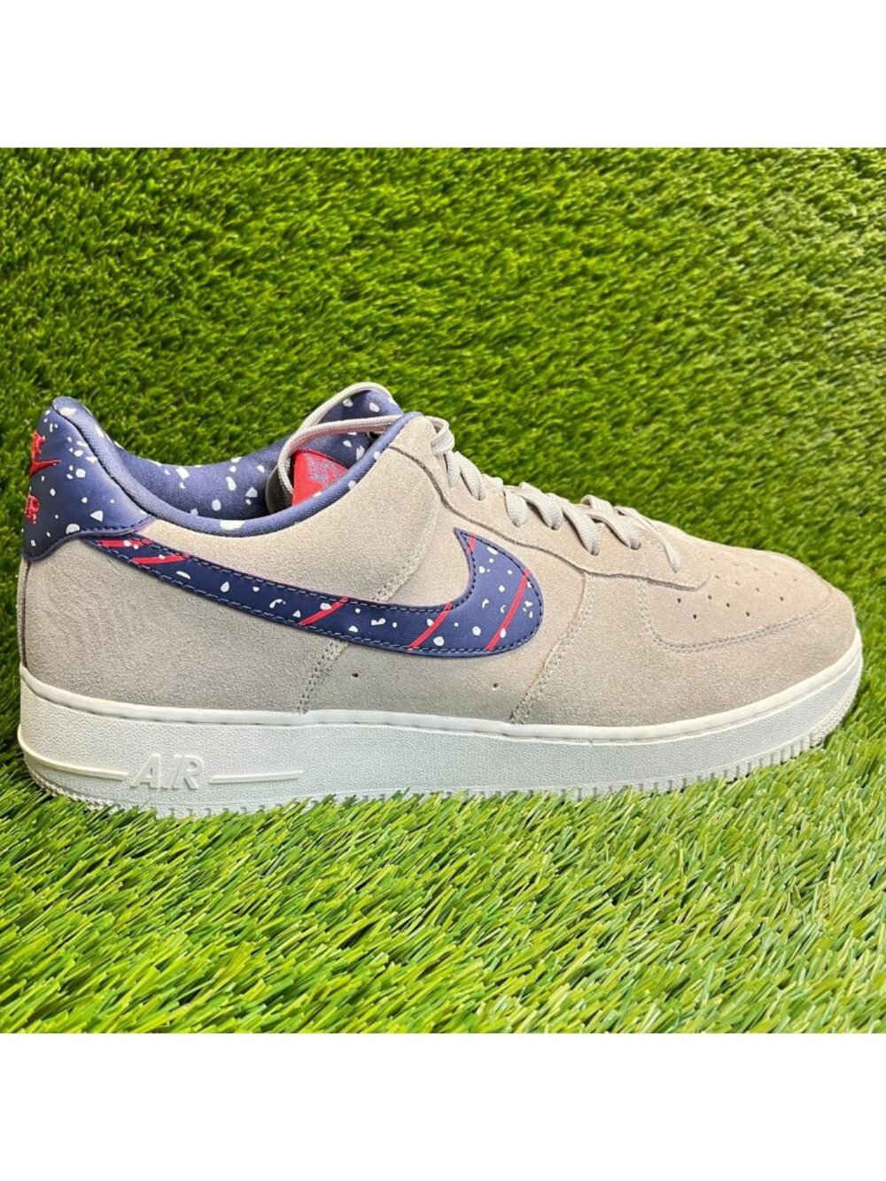 Nike Air Force 1 Low Moon Particle Mens Size 14 Gray Athletic Shoes Sneakers